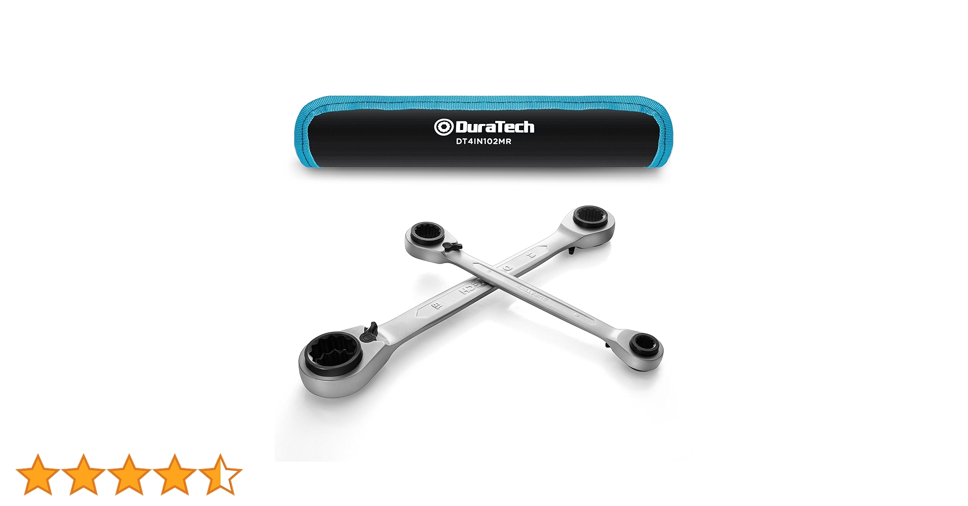2本組 ラチェットメガネレンチ 4-in-1 アングルラチェットレンチセット Amazon | DURATECH メガネレンチ ラチェットレンチ アングル